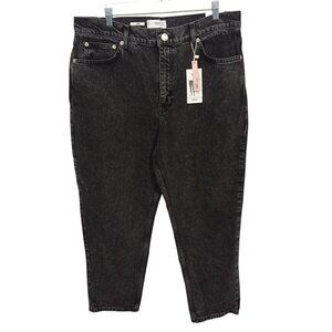 Mango Black High Rise Women Jeans